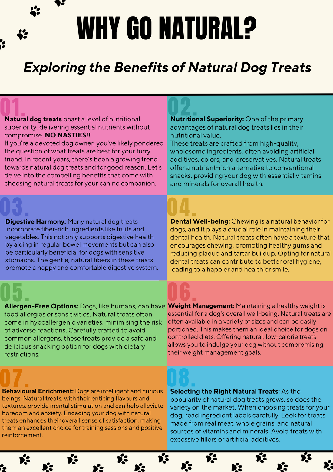 Why Go Natural? Exploring the Benefits of Natural Dog Treats